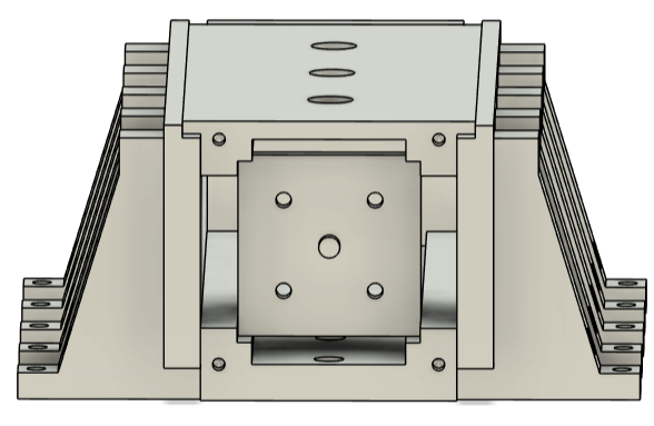 Redesigned closed-box dispenser, open view