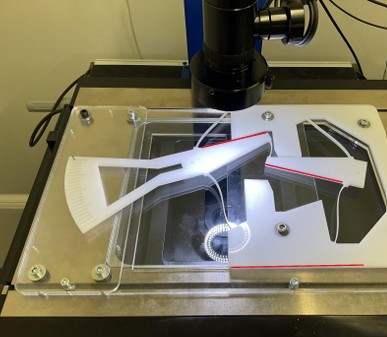 Camera measurement at larger deflection