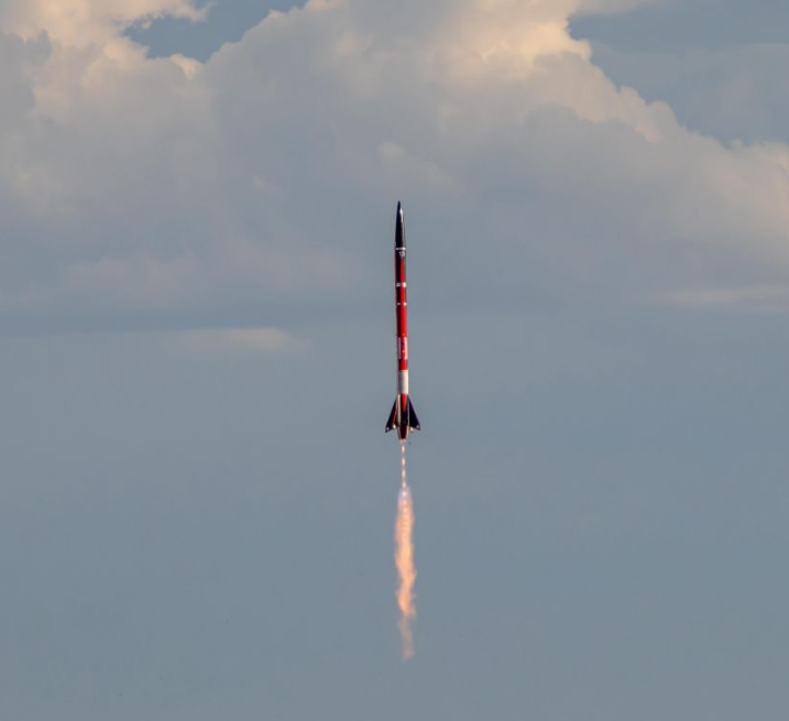 Firehorn 1 liftoff at EuRoC 2025