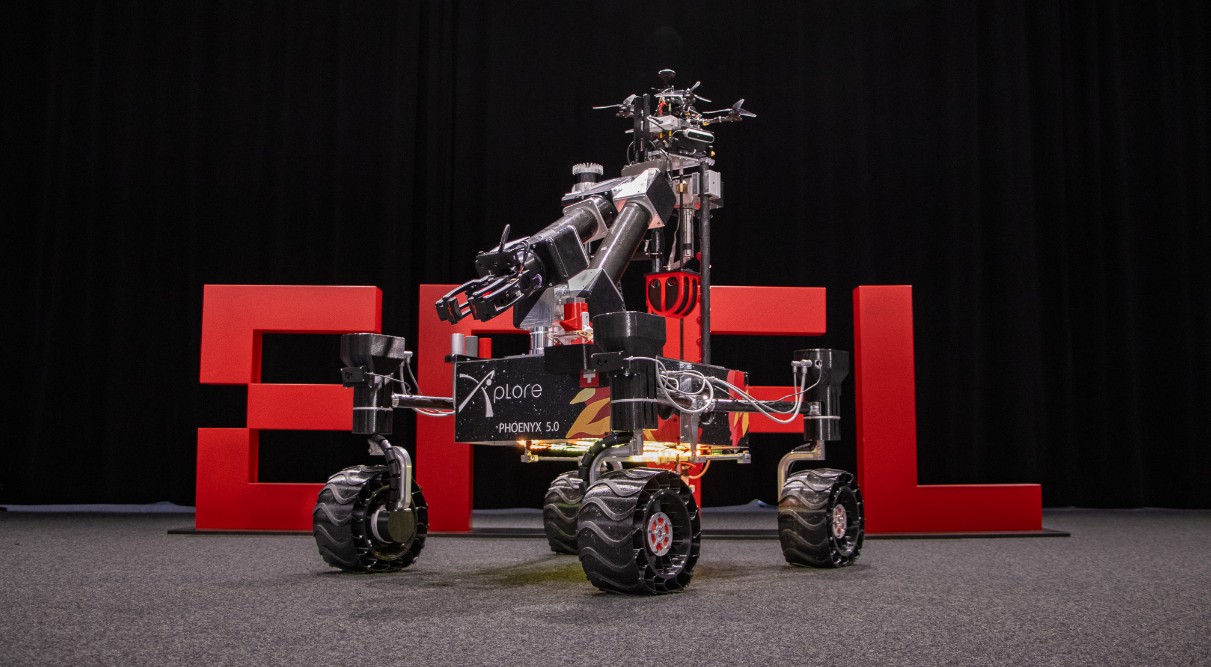 EPFL Xplore rover at ERC 2025